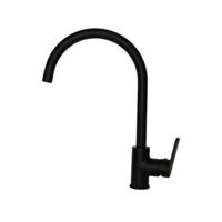 Black Kitchen Sink Mixer Round